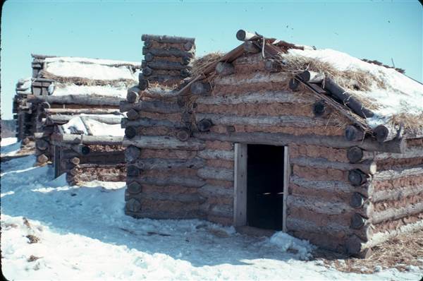 Image of Huts in the Snow